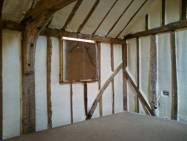 timber framed house insulation