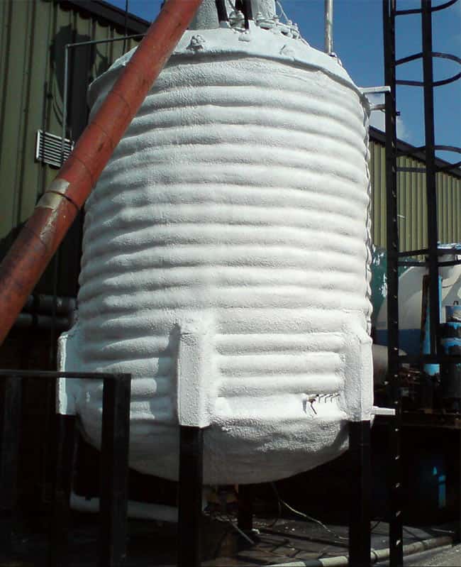 Webtherm being used on water tank