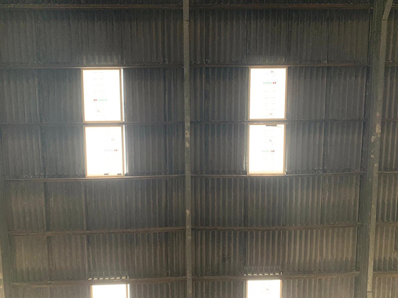 Skylight insulation preparation